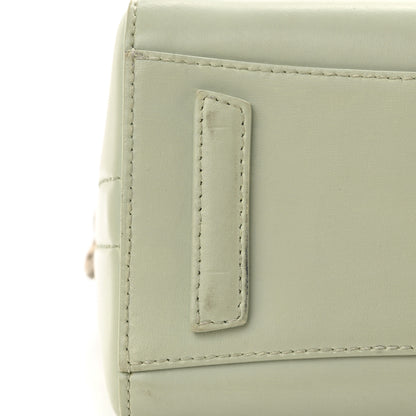 Givenchy Shiny Lord Calfskin Mini Antigona Aqua Green 16 of 17