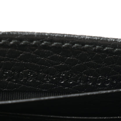 Gucci Dollar Calfskin Interlocking G Chain Wallet Black 6 of 11
