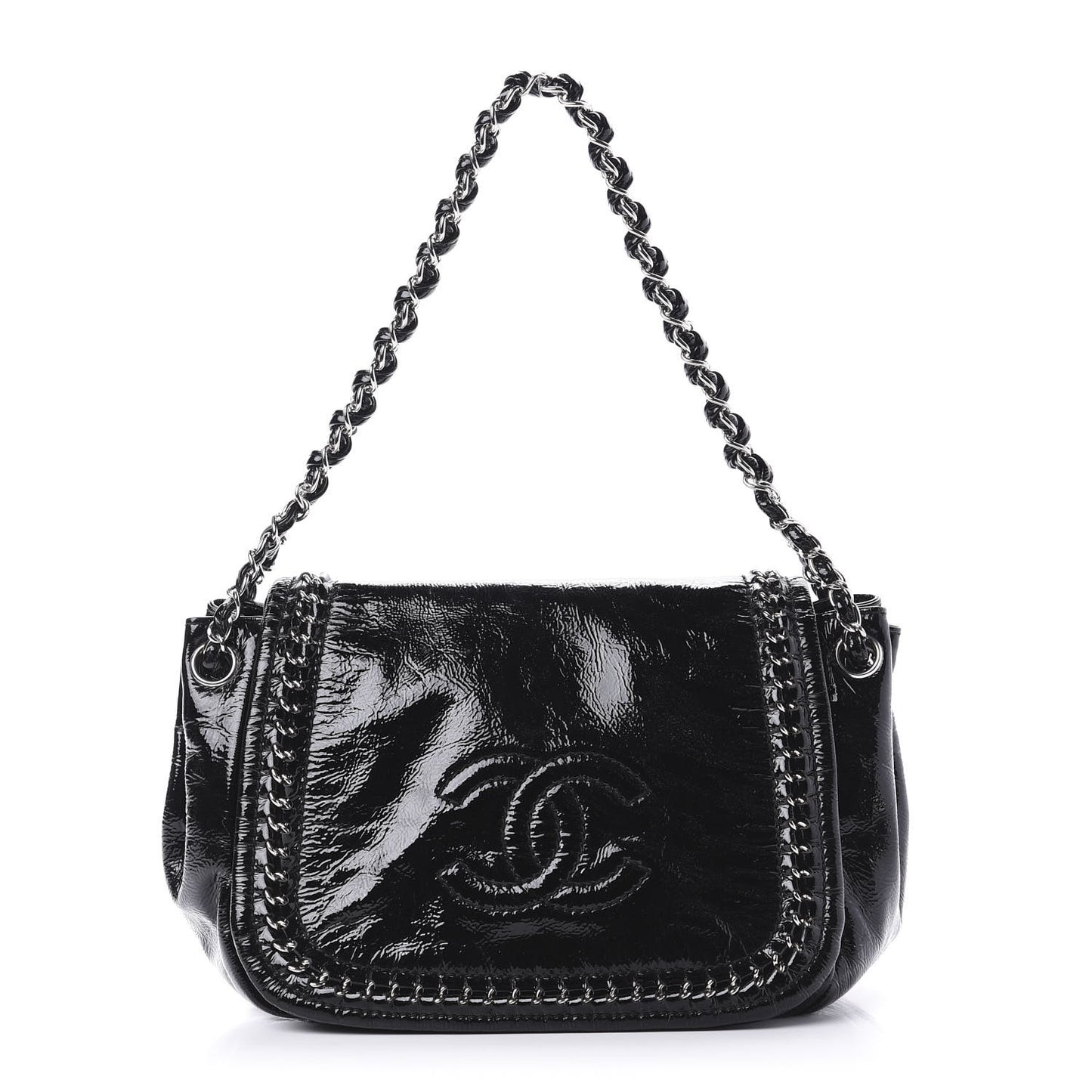 Patent Luxe Ligne Flap Black