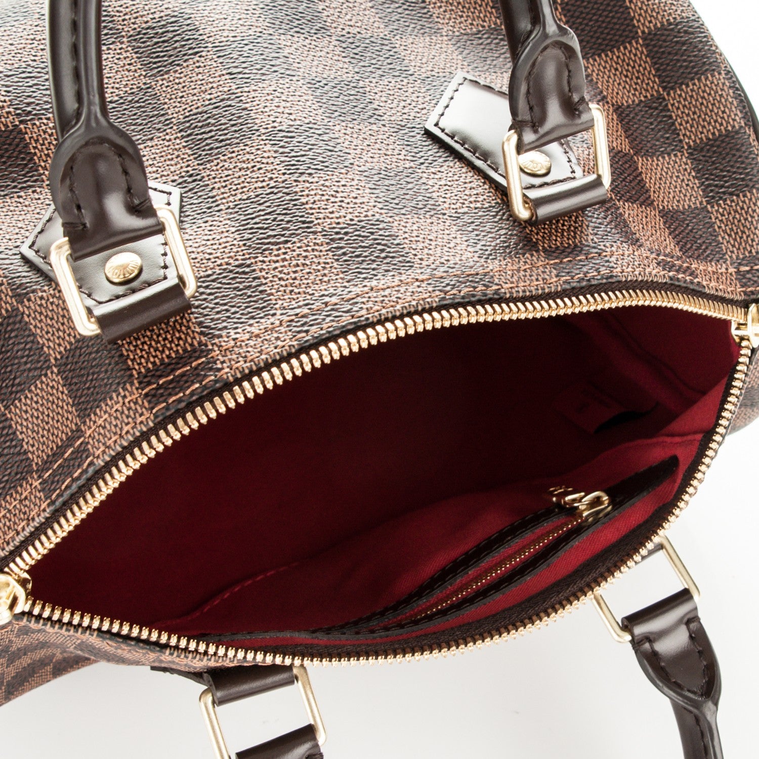 Louis Vuitton Damier Ebene Speedy Bandouliere 25 6 of 7