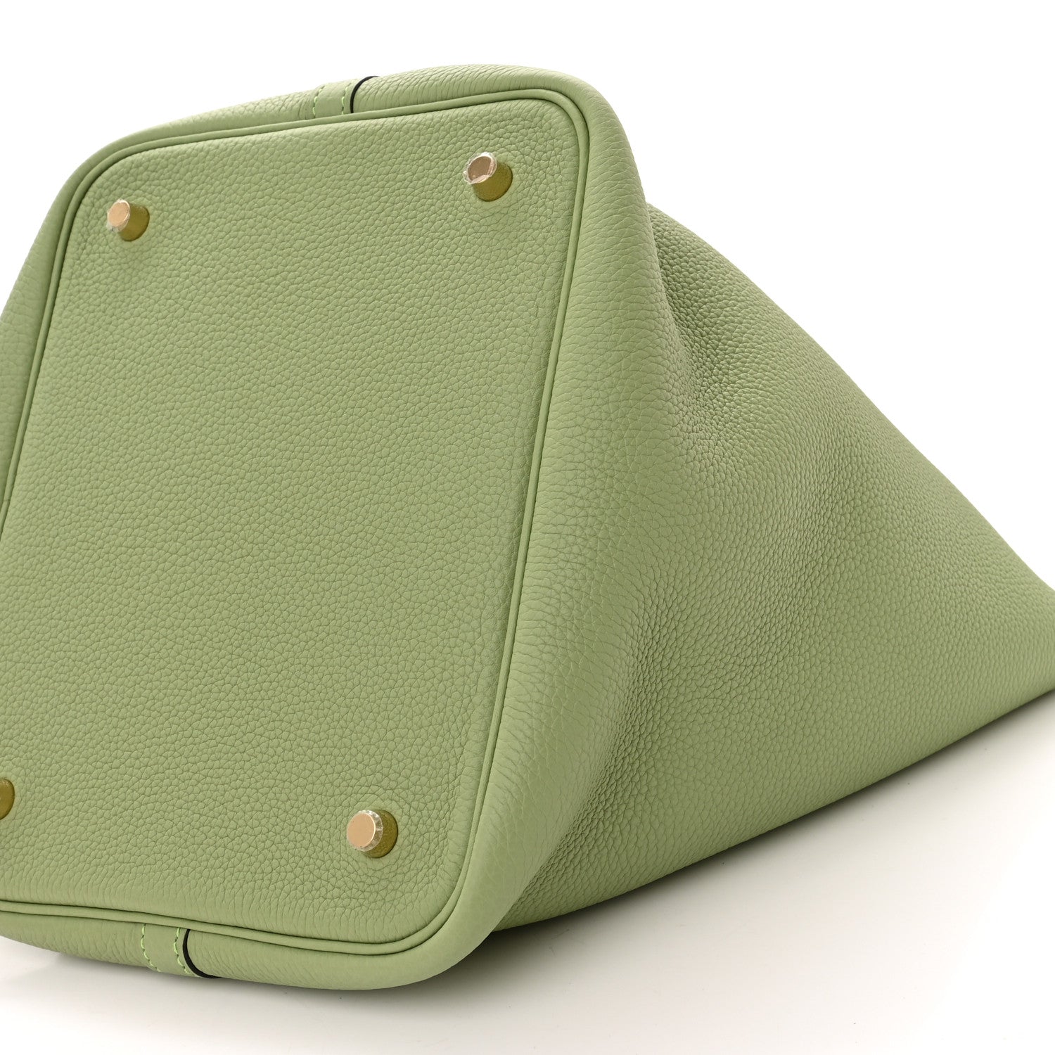 Hermes Taurillon Clemence Picotin Lock 22 MM Vert Criquet 10 of 11