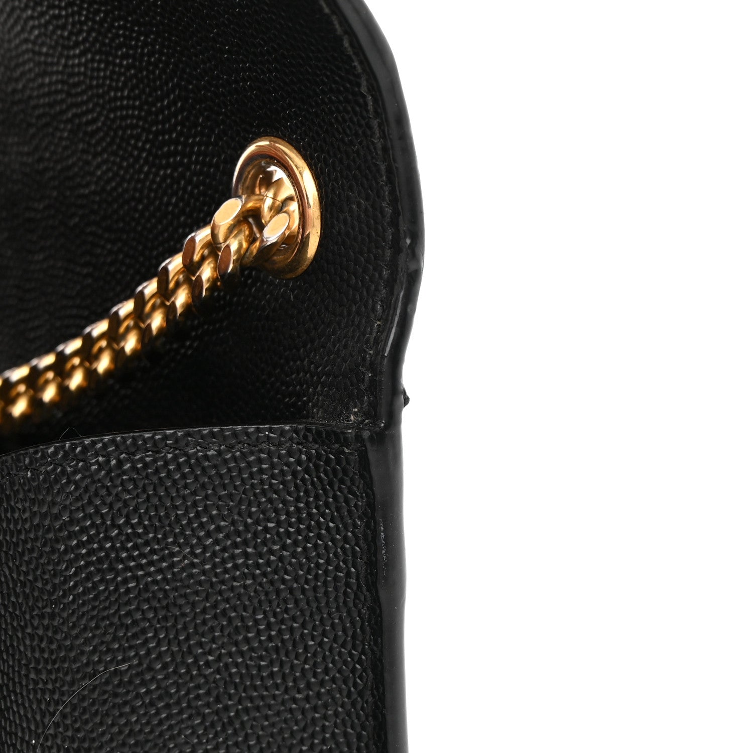 Saint Laurent Grain De Poudre Small Monogram Kate Satchel Black 13 of 14