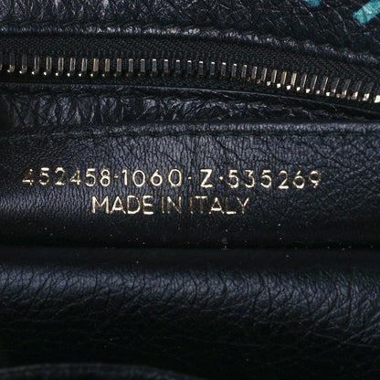 Balenciaga Agneau Arena Graffiti All Over XS Bazar Shopper Tote Black Multicolor 7 of 10