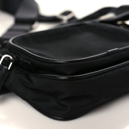 Prada Tessuto Nylon Multi Pocket Belt Bag Black 6 of 8