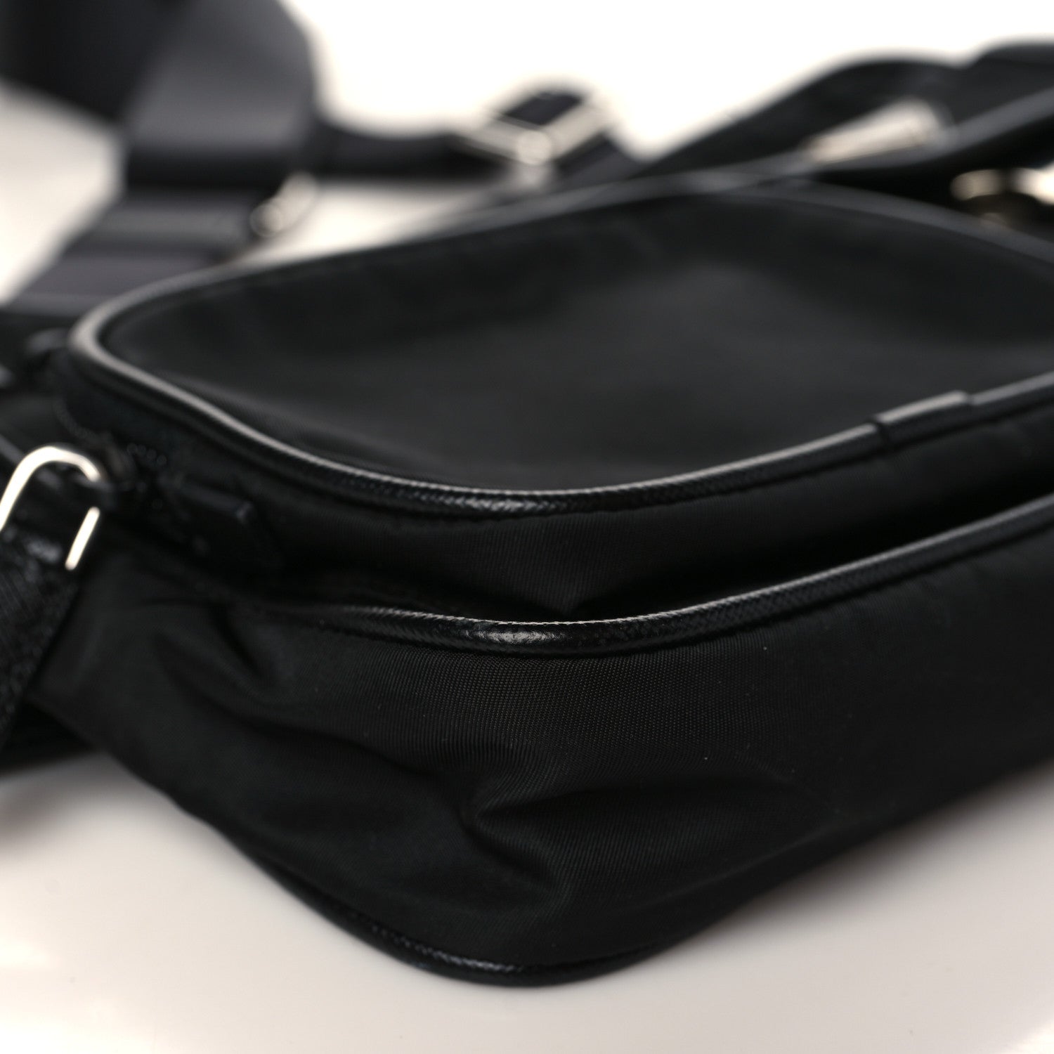 Prada Tessuto Nylon Multi Pocket Belt Bag Black 6 of 8