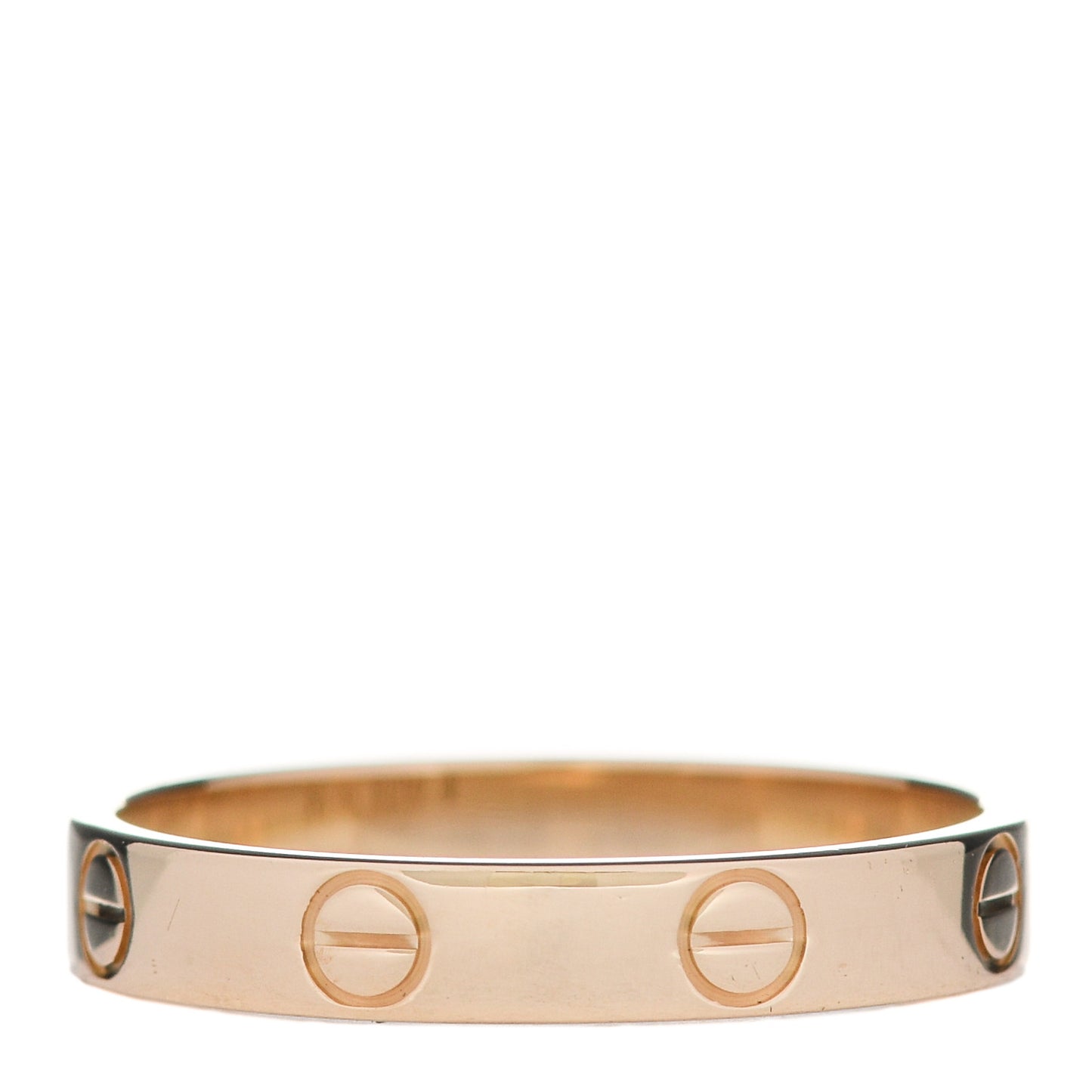 18K Yellow Gold 3.5mm LOVE Wedding Band Ring 57 8