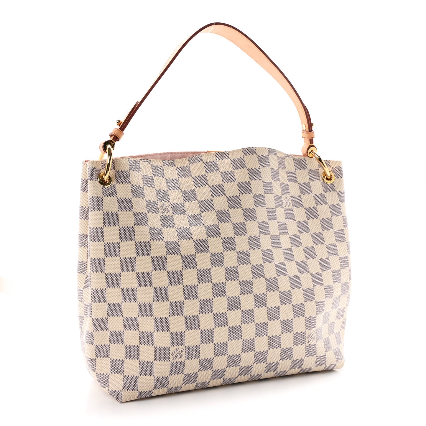 Damier Azur Graceful PM Rose Ballerine