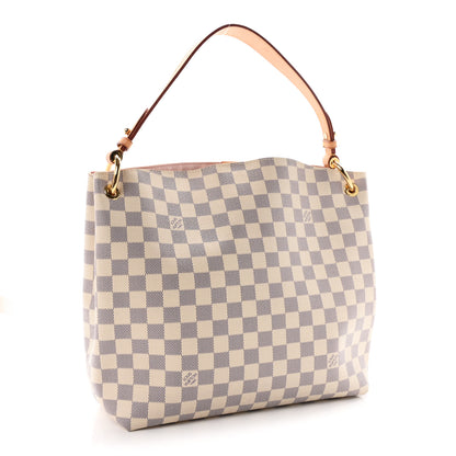Louis Vuitton Damier Azur Graceful PM Rose Ballerine 3 of 11