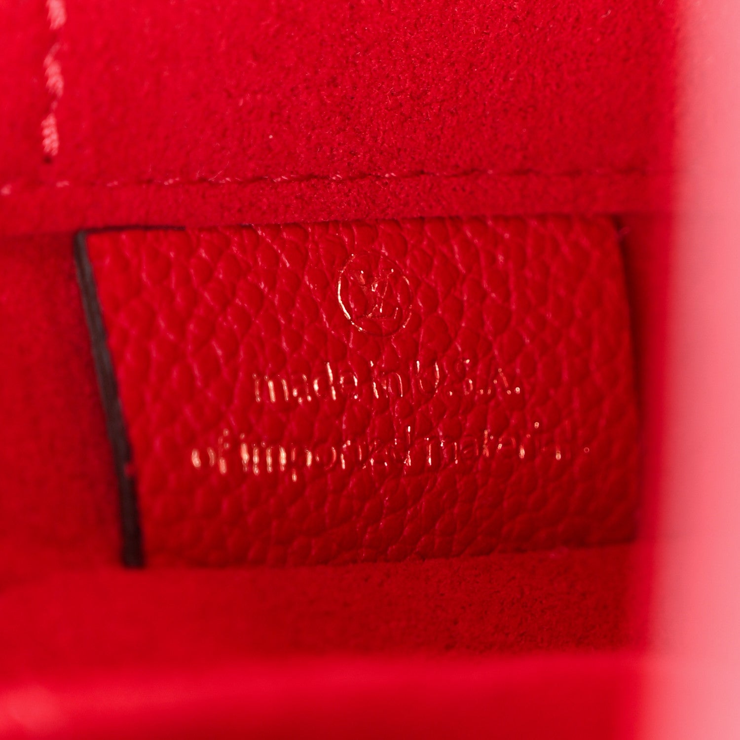 Louis Vuitton Empreinte Vavin BB Scarlet 7 of 13