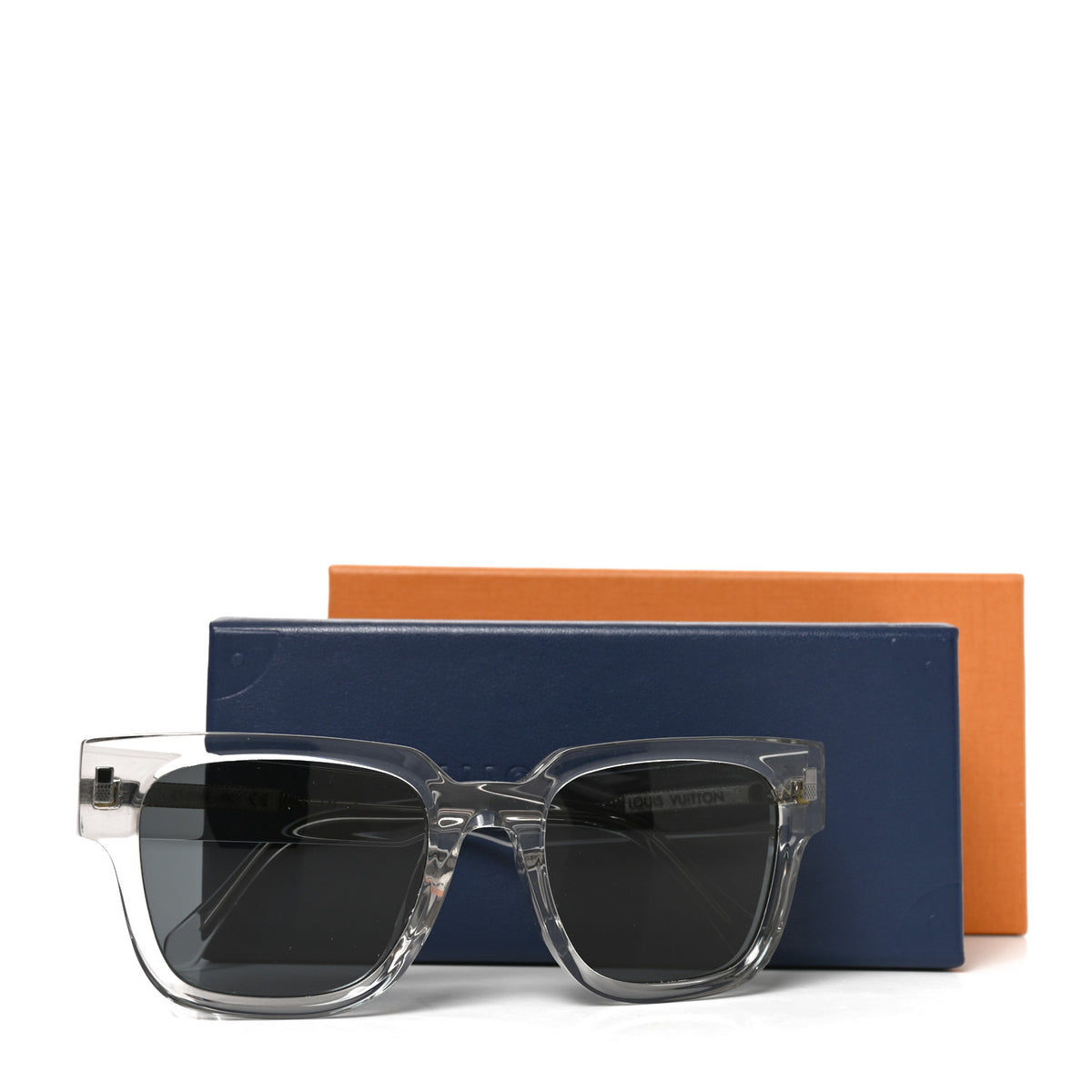 Louis Vuitton Acetate Escape Square Sunglasses Z1498E Transparent 7 of 7
