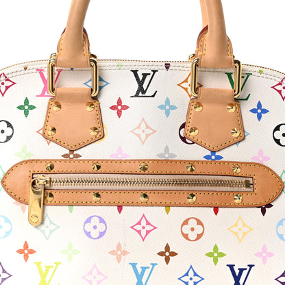 Louis Vuitton Monogram Multicolor Alma White 7 of 9