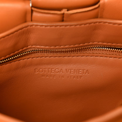Bottega Veneta Lambskin Maxi Intreccio Padded Chain Cassette Crossbody Bag Caramel 6 of 12