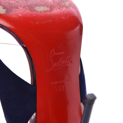 Christian Louboutin PVC Suede Patent Watersnake Galata 100 Pumps 39.5 Eclipse 8 of 12