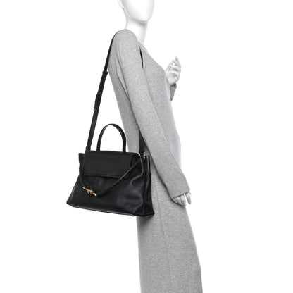 Bottega Veneta Silky Calfskin Medium Ciao Ciao Black 2 of 10