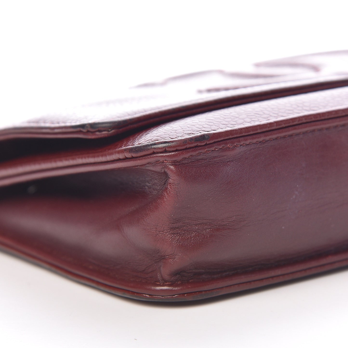 Caviar Timeless CC Wallet on Chain WOC Dark Red
