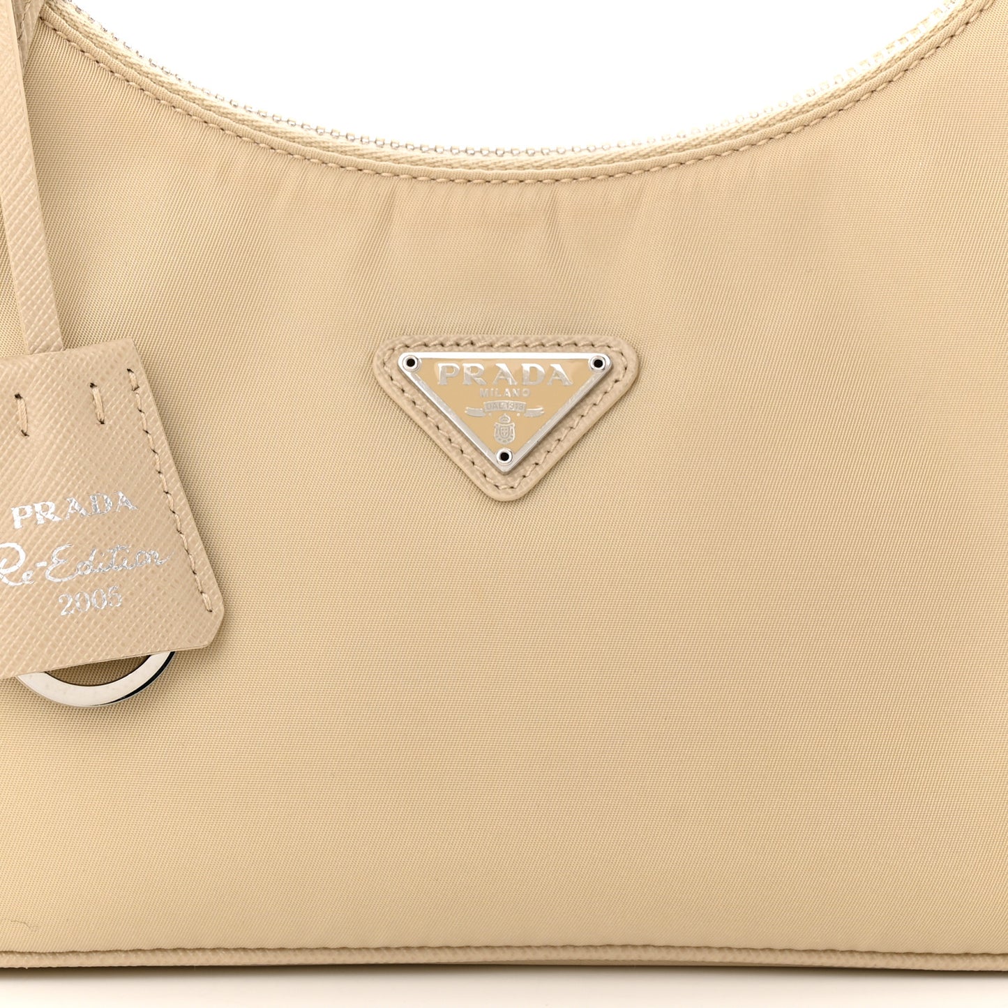 Re-Nylon Saffiano Mini Re-Edition 2005 Bag Deserto