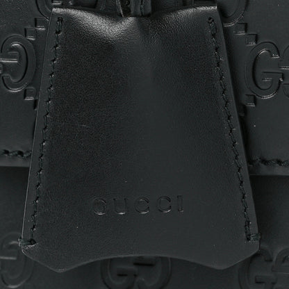 Gucci Guccissima Medium Padlock Shoulder Bag Black 9 of 13