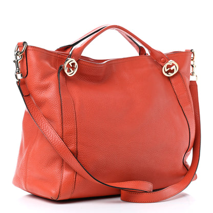 Gucci Cellarius Calfskin Medium Miss GG Top Handle Bag New Dark Orange 3 of 16