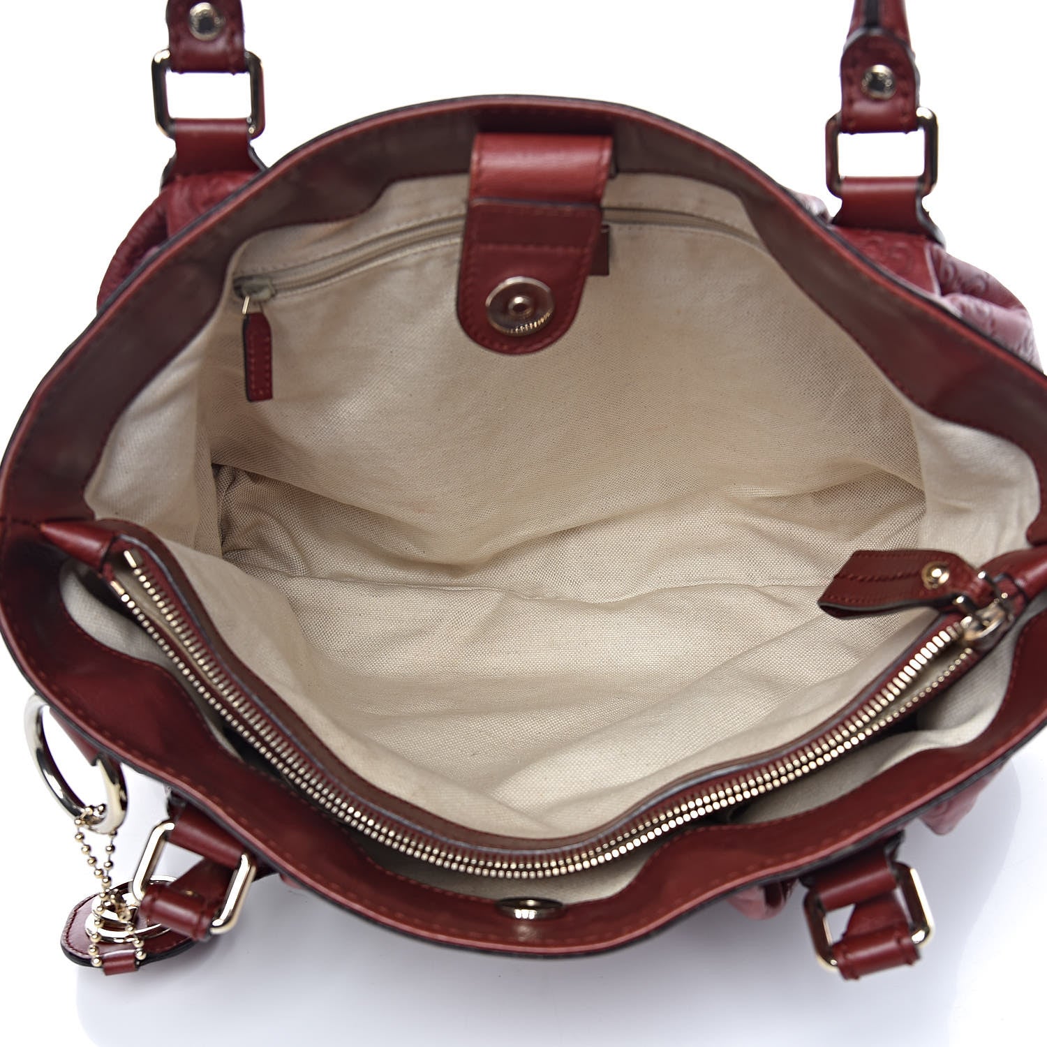 Gucci Guccissima Medium Sukey Top Handle Tote Raspberry Candy 8 of 11