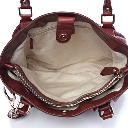 Gucci Guccissima Medium Sukey Top Handle Tote Raspberry Candy 8 of 11