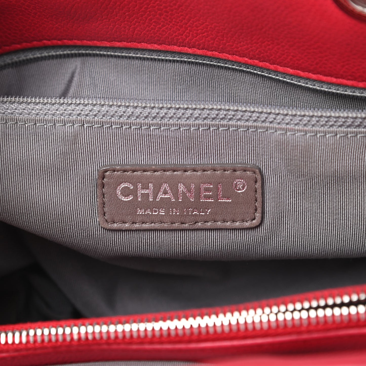 Soft Caviar Quilted CC Timeless Tote Fuchsia