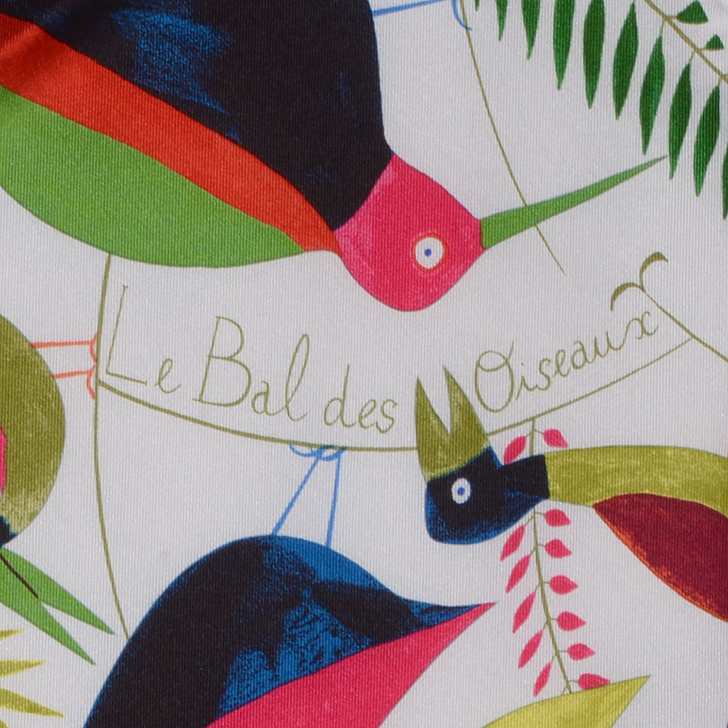 Hermes Silk Le Bal Des Oiseaux Scarf 90 4 of 5