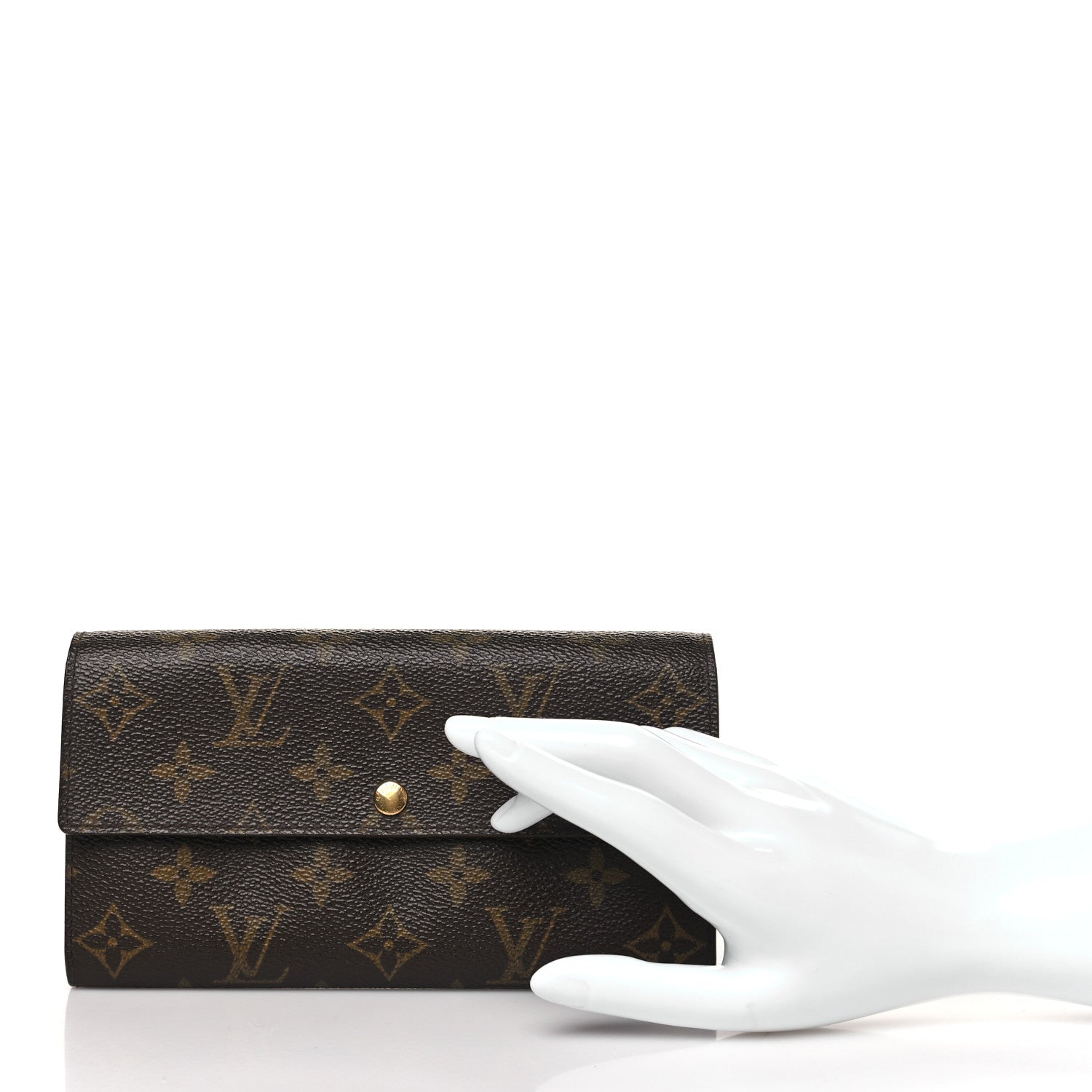 Louis Vuitton Monogram Sarah Wallet 2 of 8