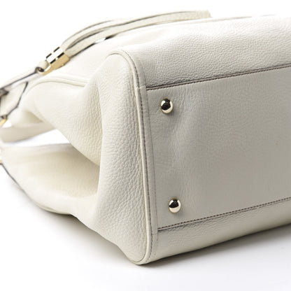 Gucci Pebbled Calfskin Medium Soho Shoulder Bag Off White 7 of 11