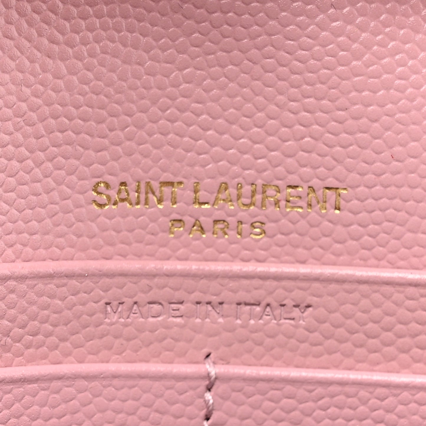 Grain De Poudre Matelasse Chevron Monogram Chain Wallet Tender Pink