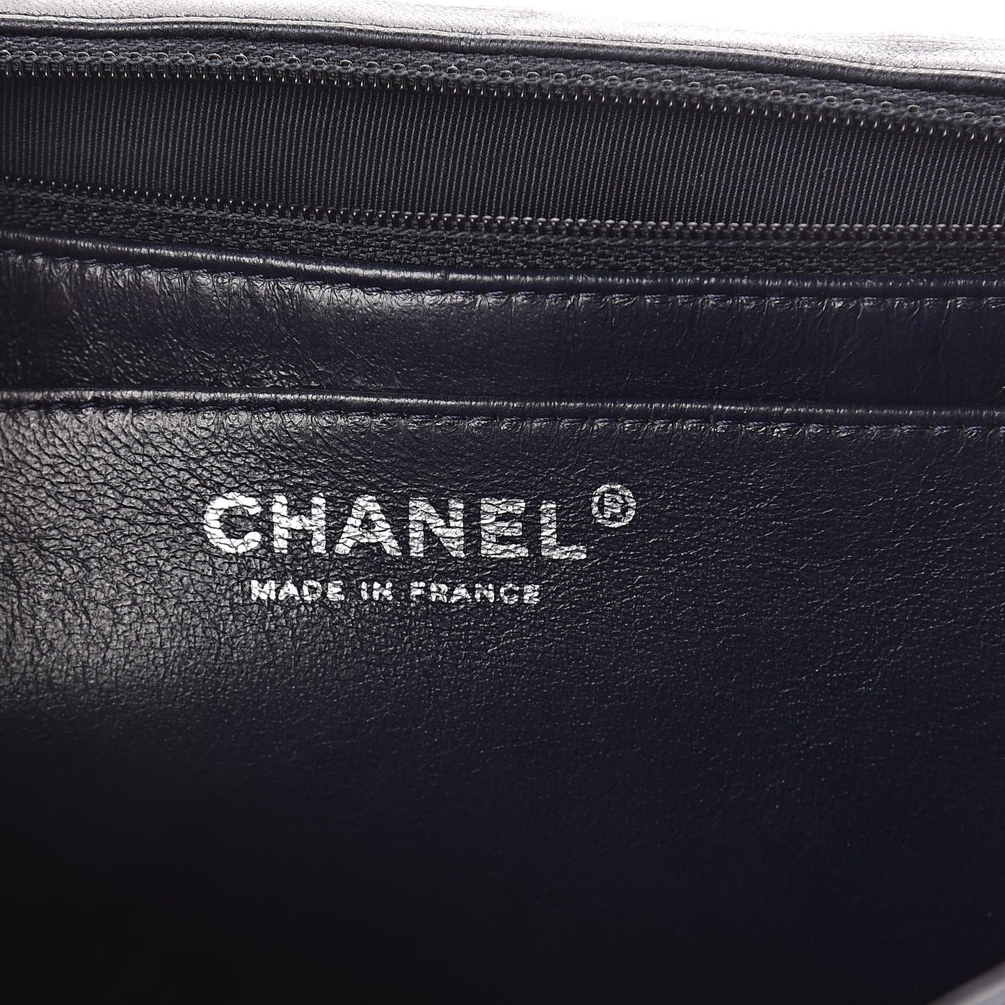 Lambskin Quilted Jumbo Single Flap Blue