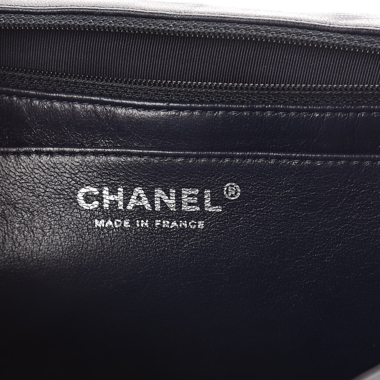 Chanel Lambskin Quilted Jumbo Single Flap Blue 6 of 10