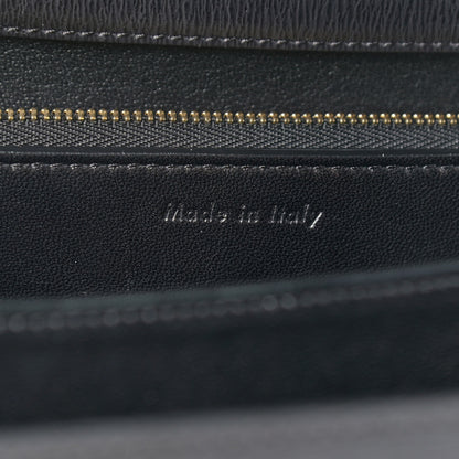 Celine Liege Calfskin Medium Classic Box Flap Bag Black 6 of 9