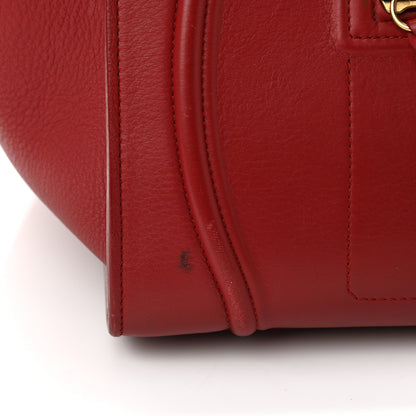 Celine Baby Grained Calfskin Medium Phantom Luggage Carmin 12 of 20