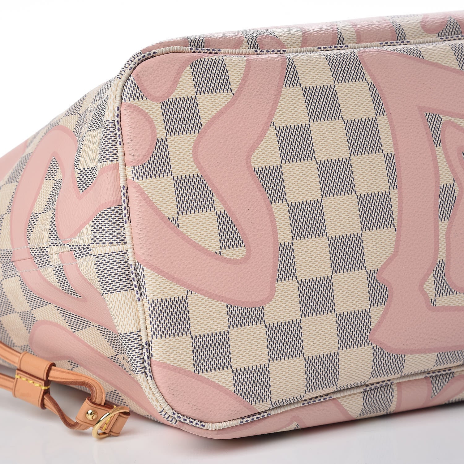 Louis Vuitton Damier Azur Tahitienne Neverfull MM 12 of 13