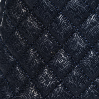 Chanel Caviar Quilted Small Coco Handle Flap Navy 12 of 13
