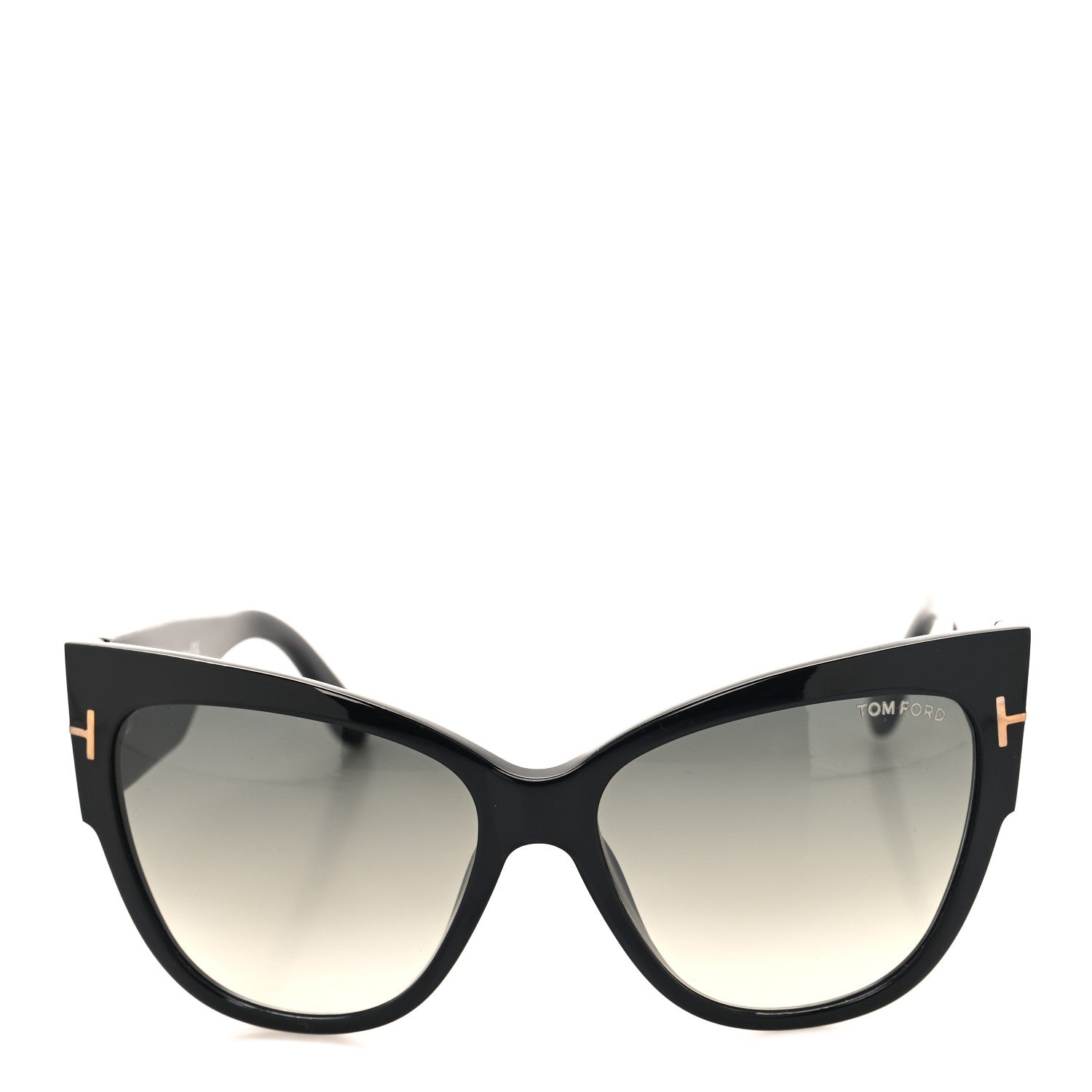 Tom Ford Acetate Anoushka Cat Eye Sunglasses TF371 Black 2 of 8