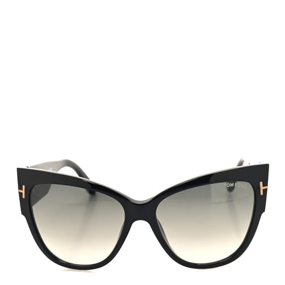 Tom Ford Acetate Anoushka Cat Eye Sunglasses TF371 Black 2 of 8