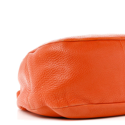 Prada Vitello Daino Hobo Papaya 9 of 17