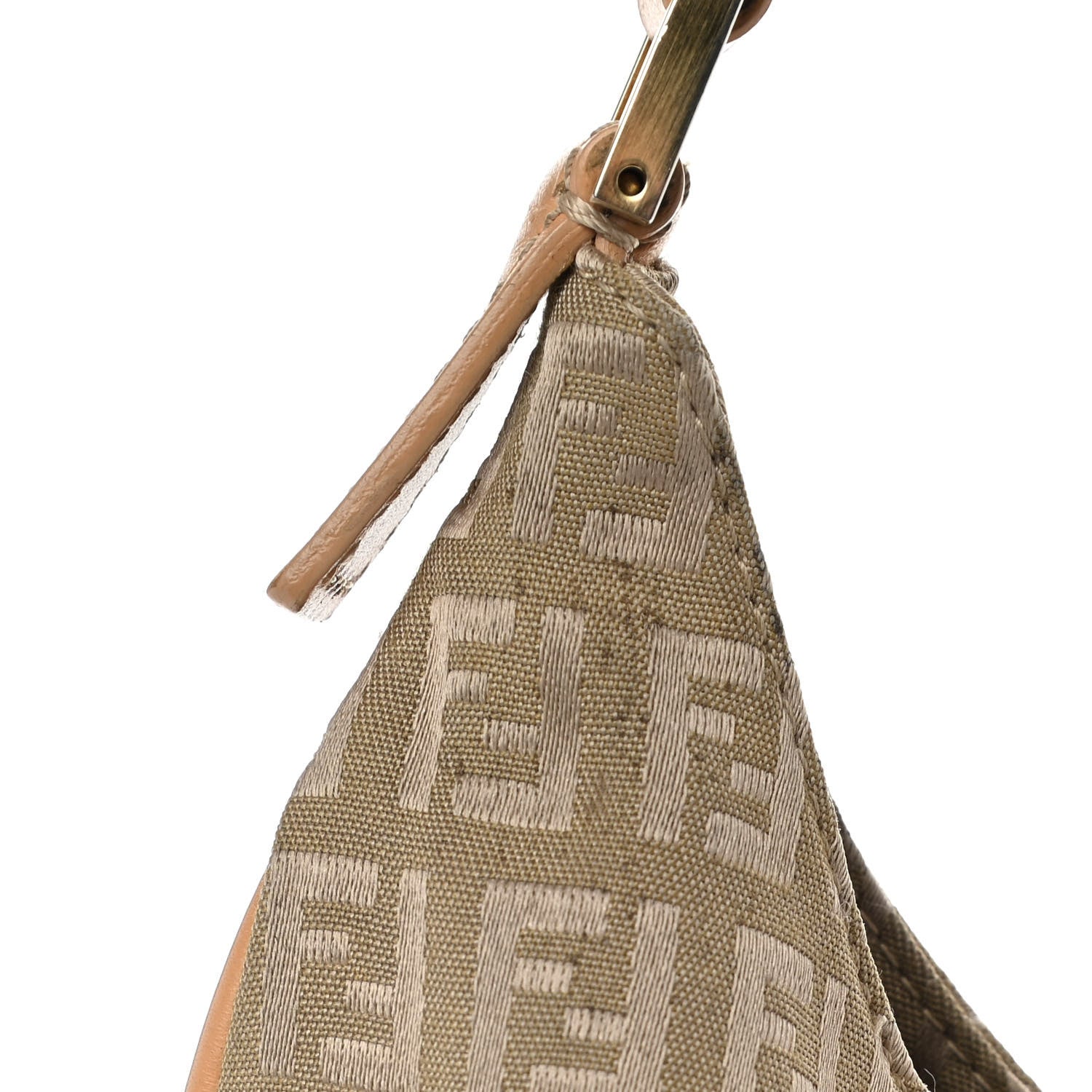 Fendi Zucchino Hobo Beige 13 of 16