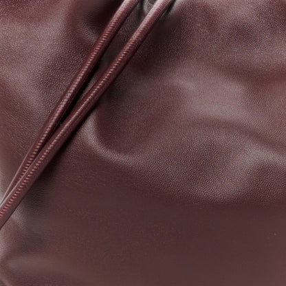 Loewe Mellow Nappa Donut Chain Large Flamenco Knot Clutch Dark Burgundy 9 of 11