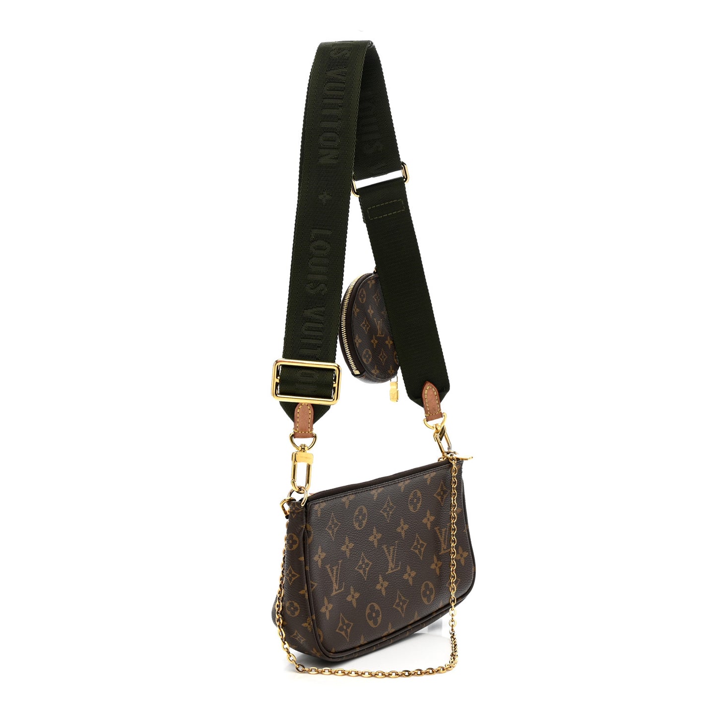 Monogram Multi Pochette Accessories Kaki