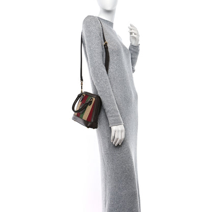 Gucci Canvas Marley Stripe 100 Centennial Music Mini 1955 Top Handle Bag Multicolor 2 of 10