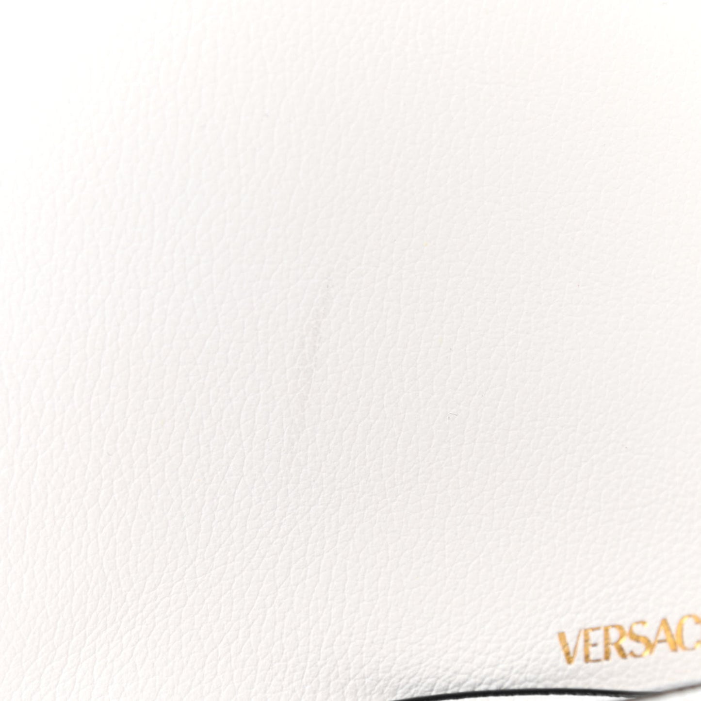 Calfskin La Medusa Small Hobo Crossbody Optical White