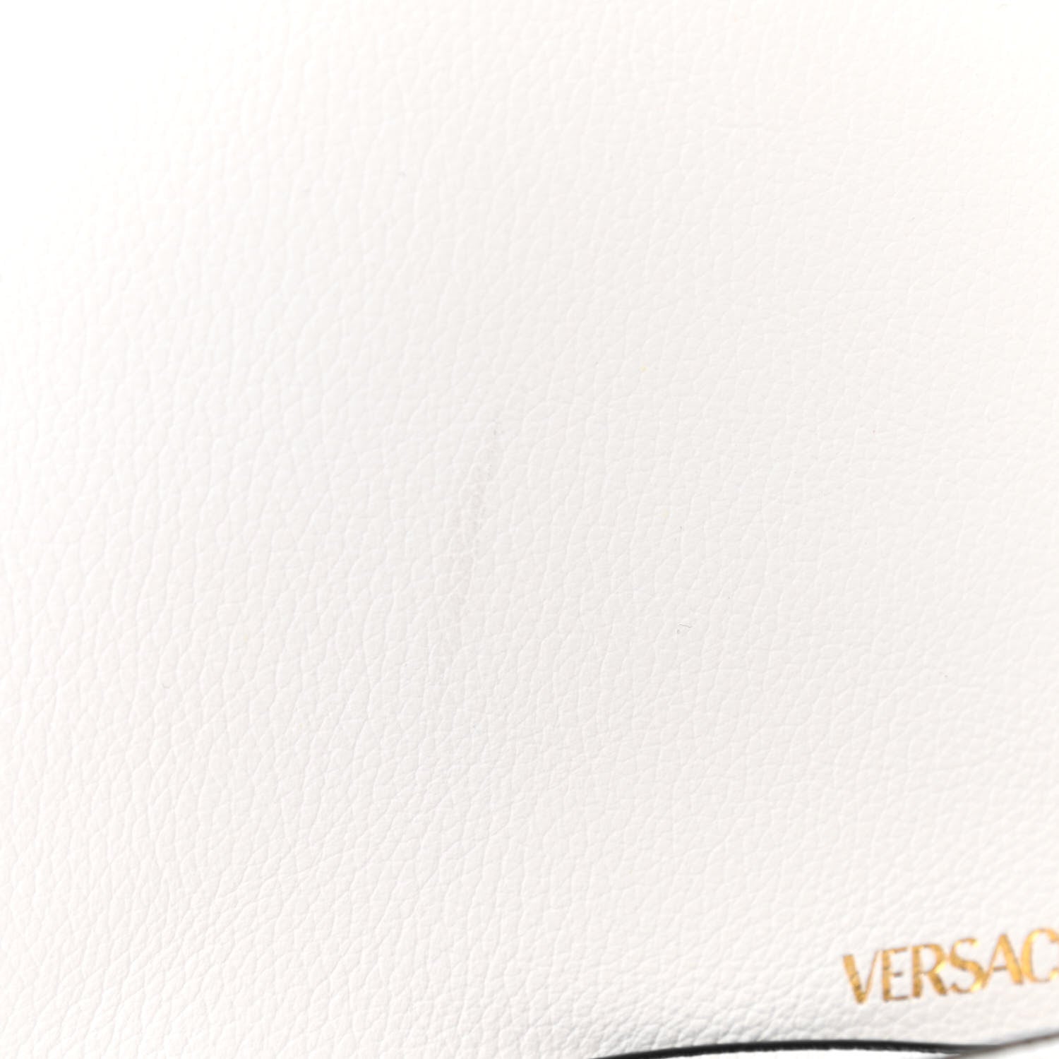 Versace Calfskin La Medusa Small Hobo Crossbody Optical White 10 of 10