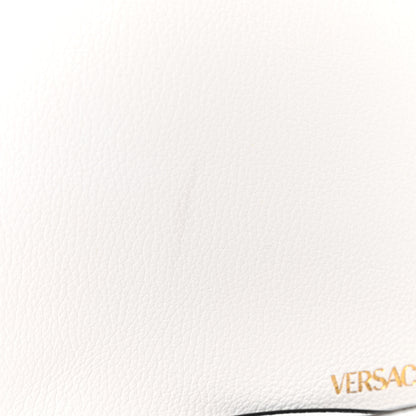 Versace Calfskin La Medusa Small Hobo Crossbody Optical White 10 of 10