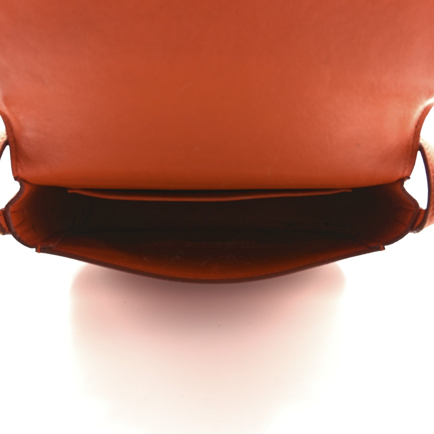 Grained Calfskin Small Trotteur Carnelian