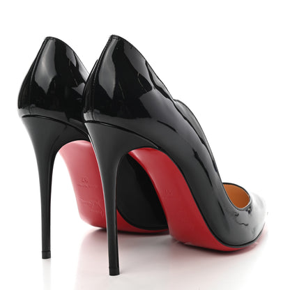Christian Louboutin Patent Hot Chick 100 Pumps 37 Black 4 of 7