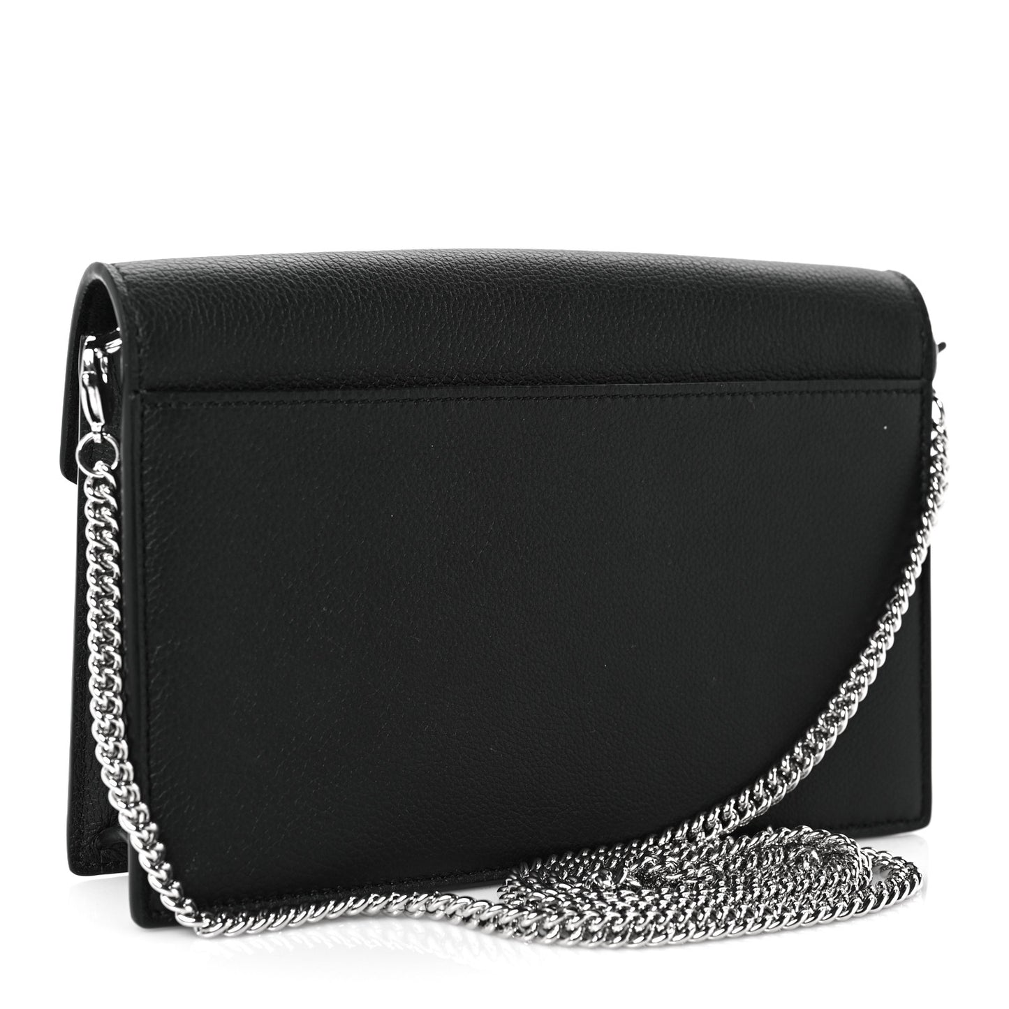 Soft Calfskin My Lockme Chain Pochette Black