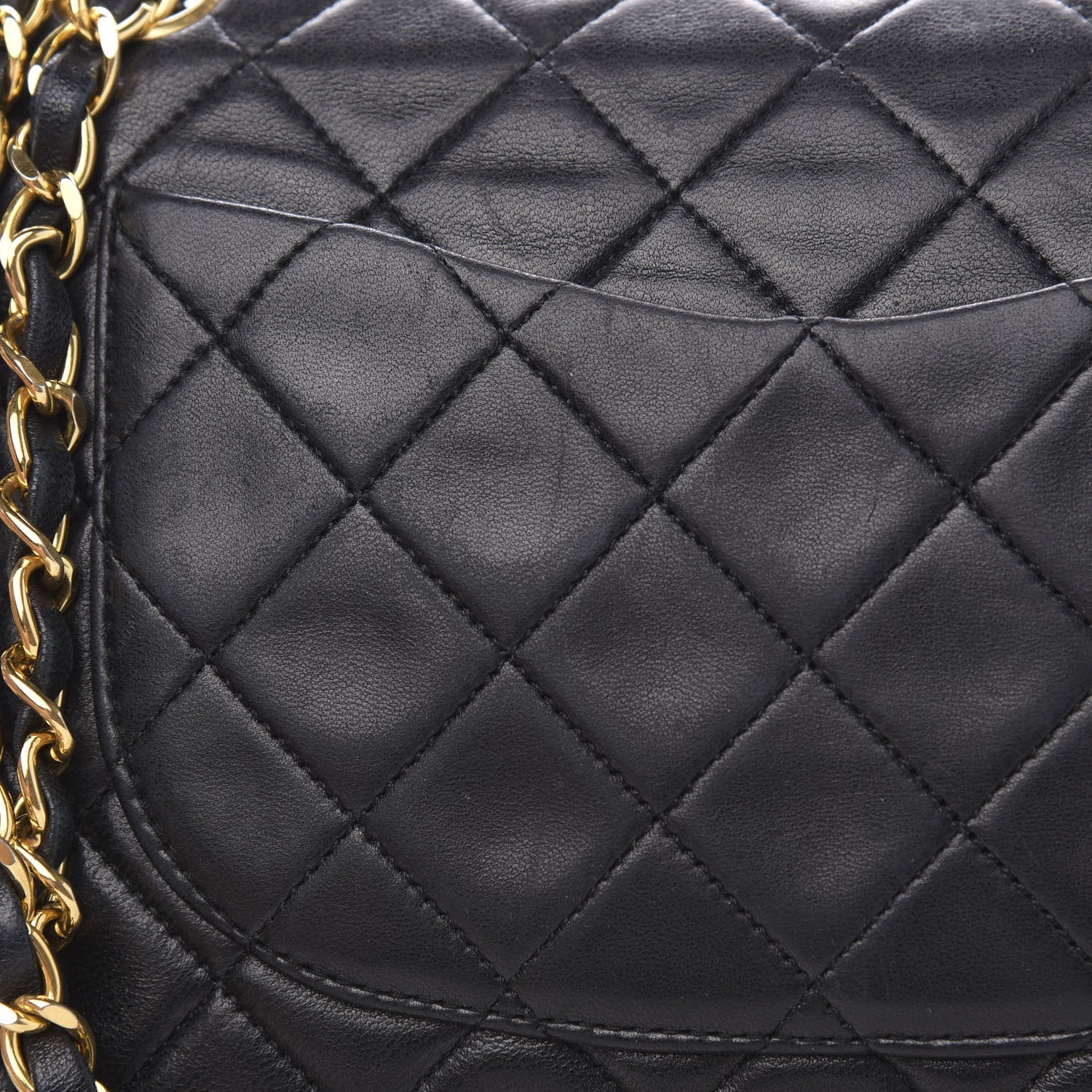 Chanel Lambskin Quilted Small Double Flap Black 15 of 16