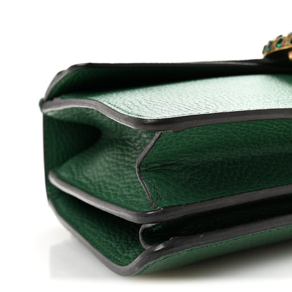 Gucci Pebbled Calfskin Small Dionysus Shoulder Bag Emerald 9 of 10